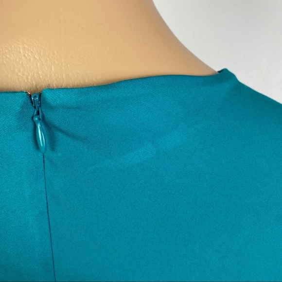 MICHAEL MICHAEL KORS BLUE LONG SLEEVE MINI DRESS - Picture 8 of 10